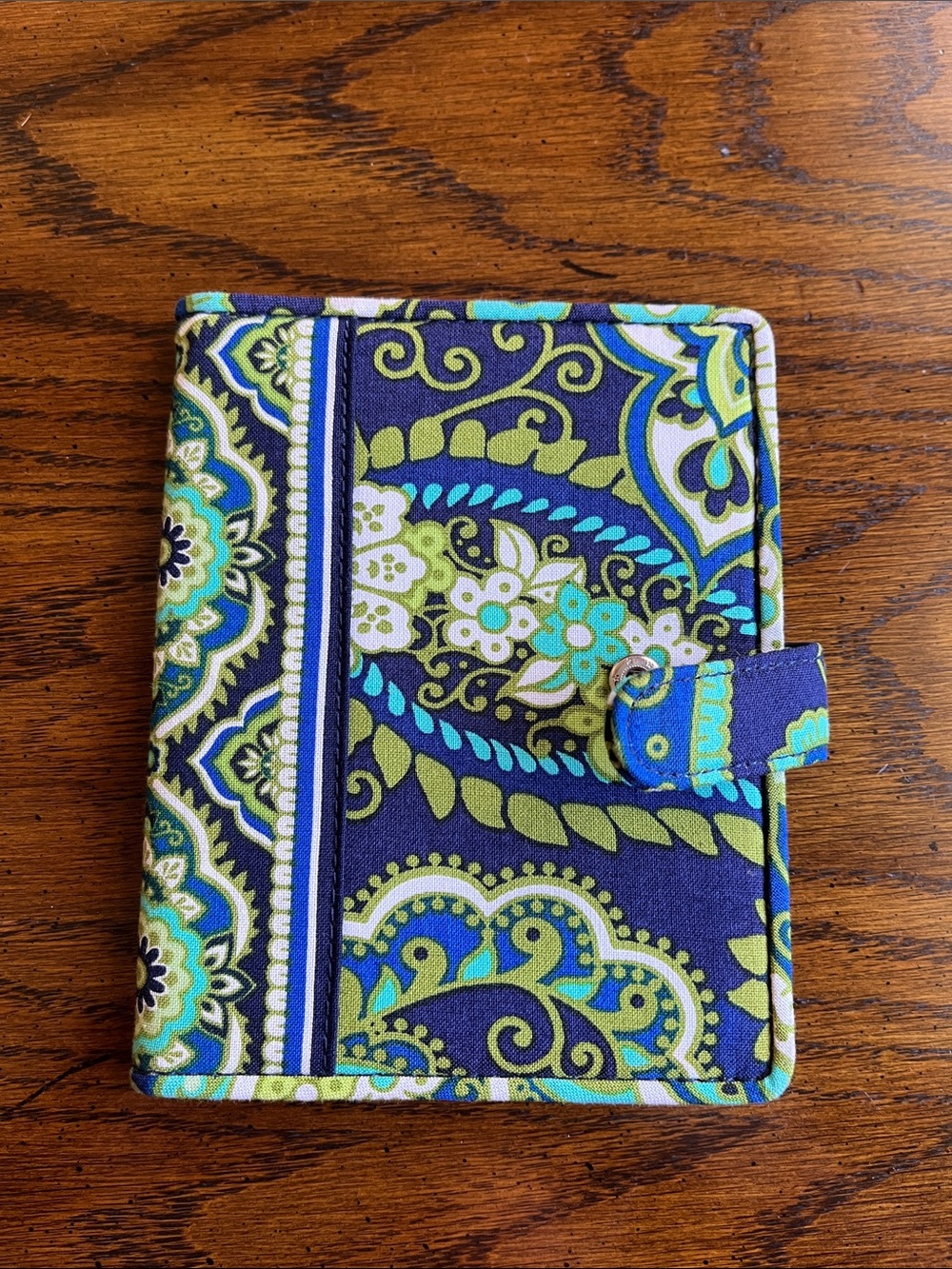 Vera Bradley Passport Holder Rhythm and Blues Pattern